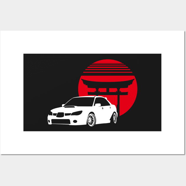 subaru impreza Wall Art by sok3